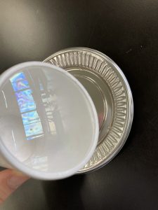 光の干渉の実験１