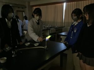 炎色反応の実験