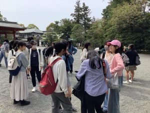 鶴岡八幡宮、集合の様子