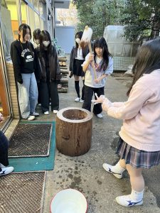 園芸クラブもちつき