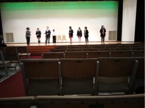 フェロシップホールでの練習風景