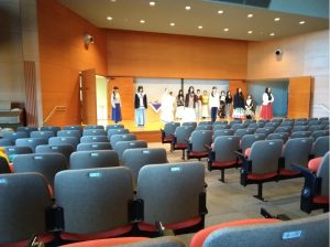 グレイスホールでの、通し練習の様子