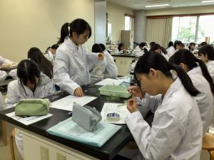 分解して貼り付けているようす