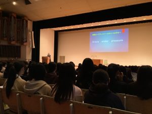 進路指導部長お話し